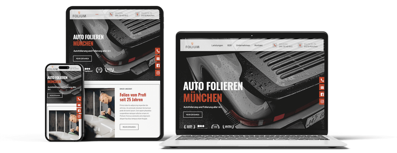 Website für Handwerker