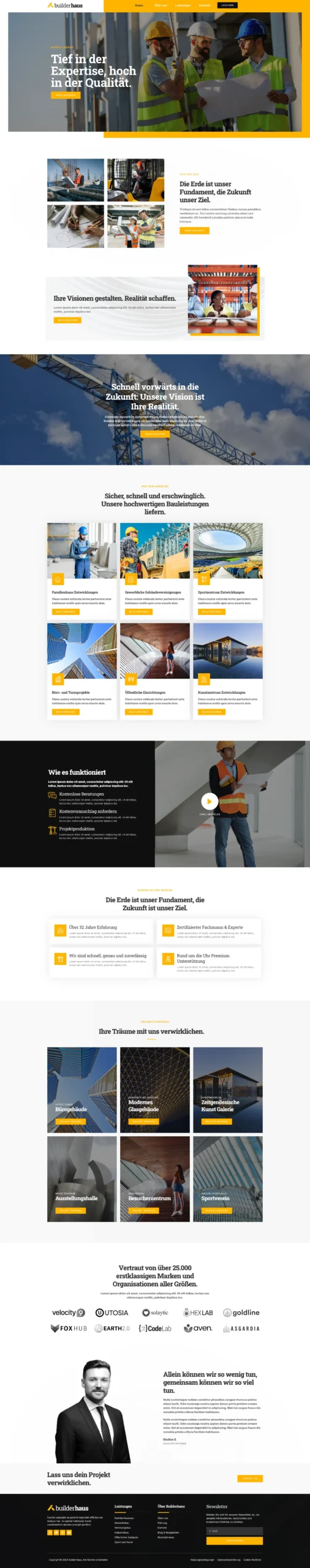 Webdesign für Bauunternehmen