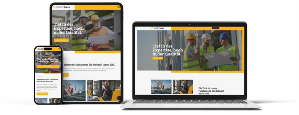 Webdesign für Bauunternehmen