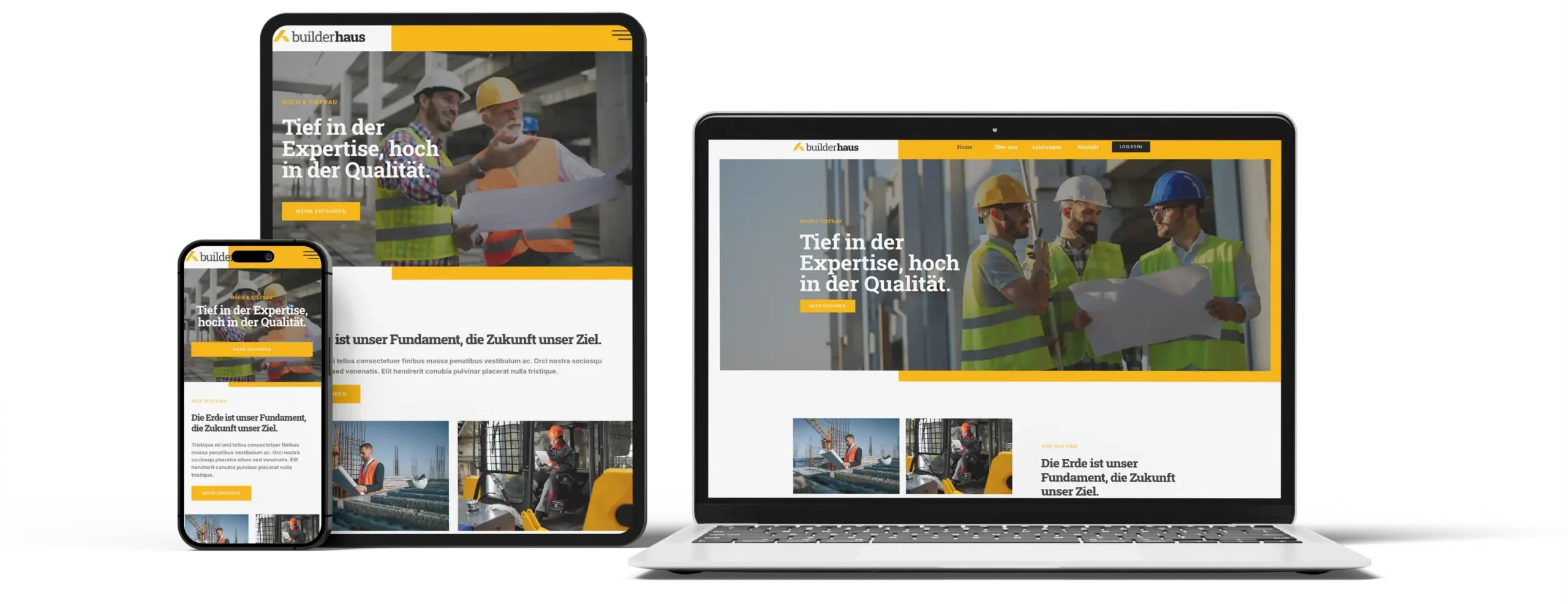 Webdesign für Bauunternehmen