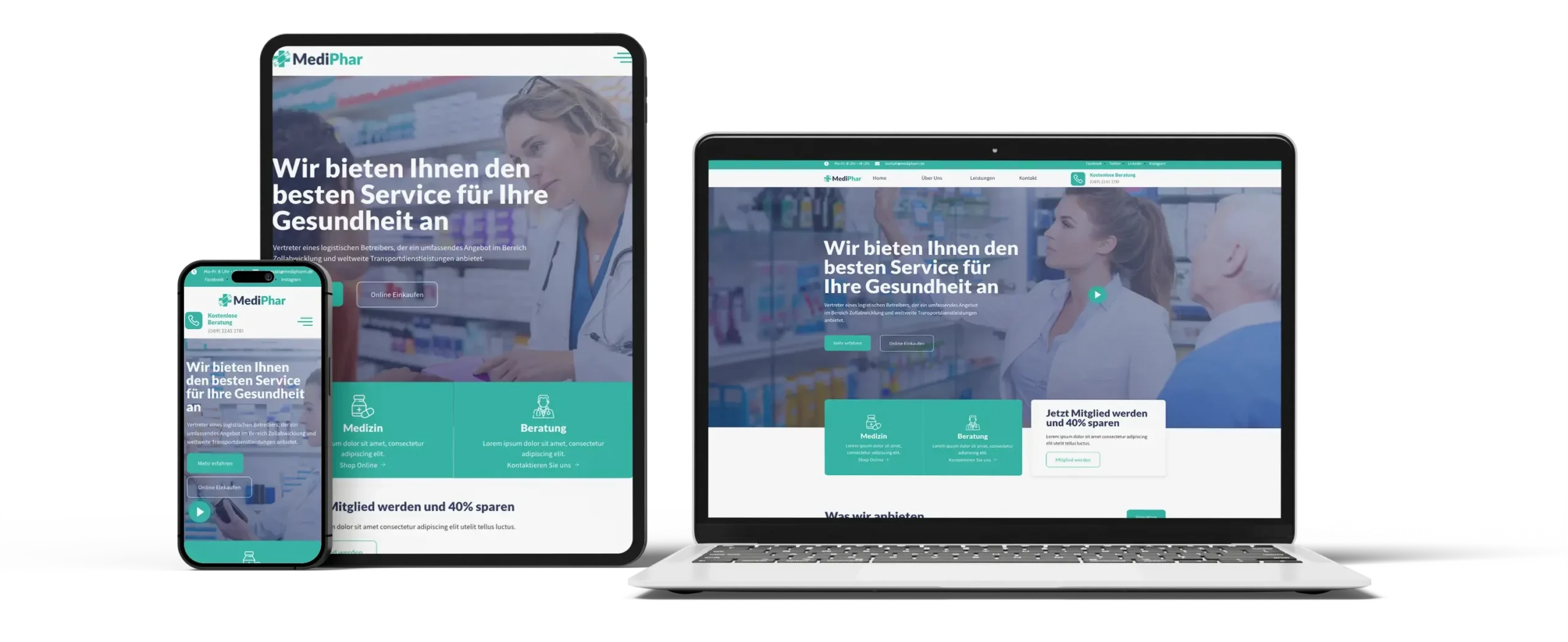 Webdesign fuer Apotheken