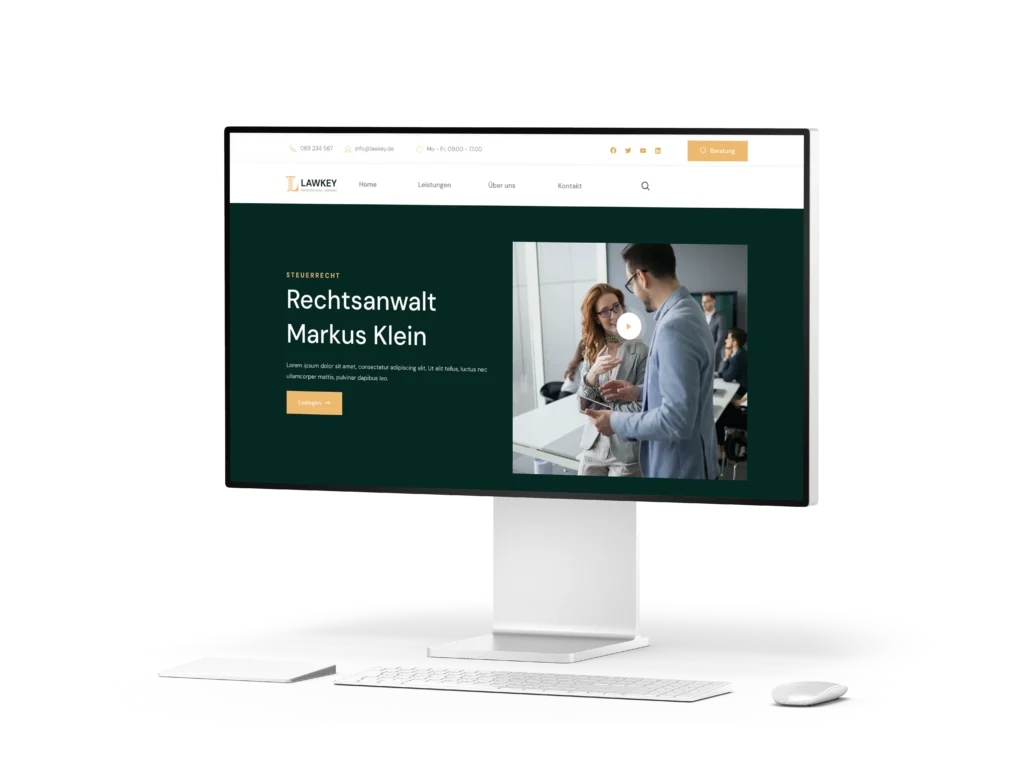 Webdesign für Rechtsanwälte Steuerrecht