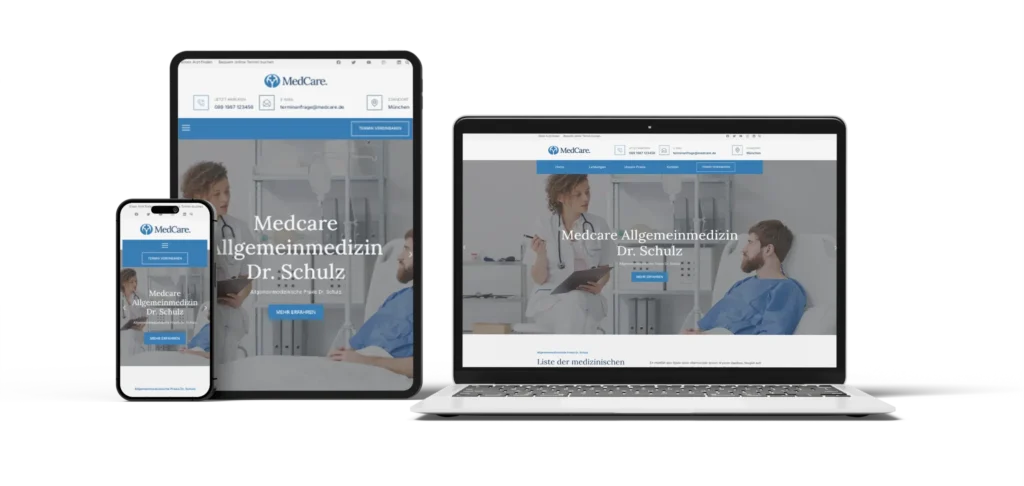 Webdesign für Arztpraxen Allgemeinmedizin