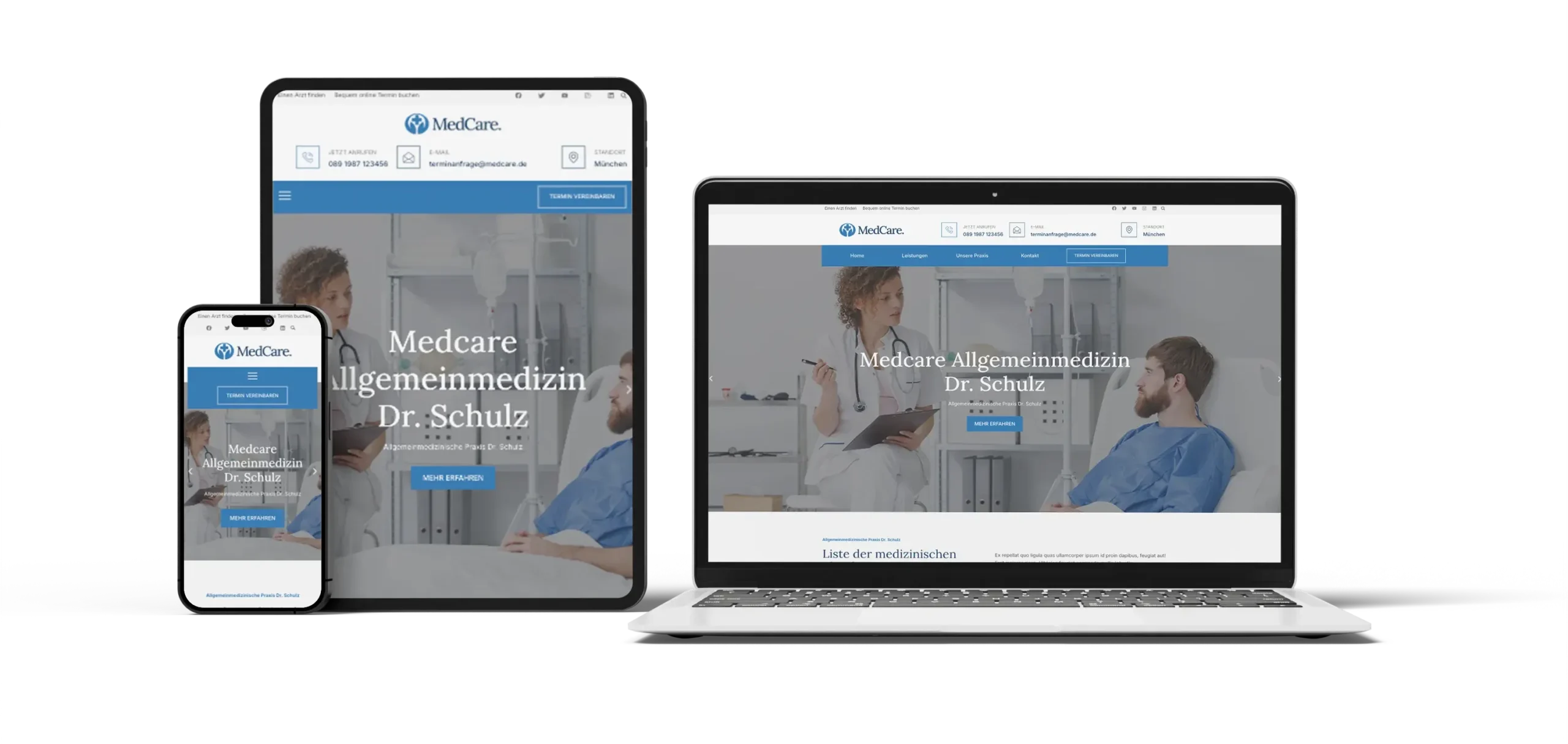 Webdesign für Arztpraxen Allgemeinmedizin