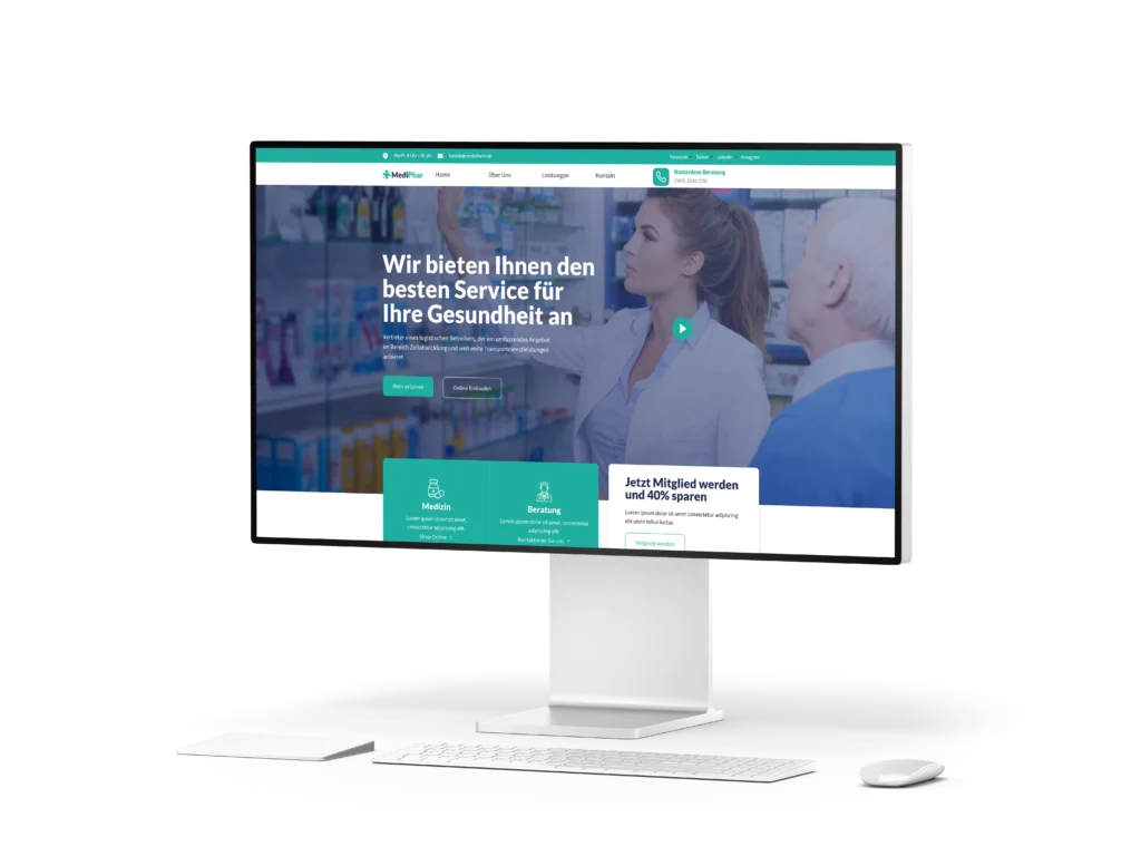 Webdesign fuer Apotheken