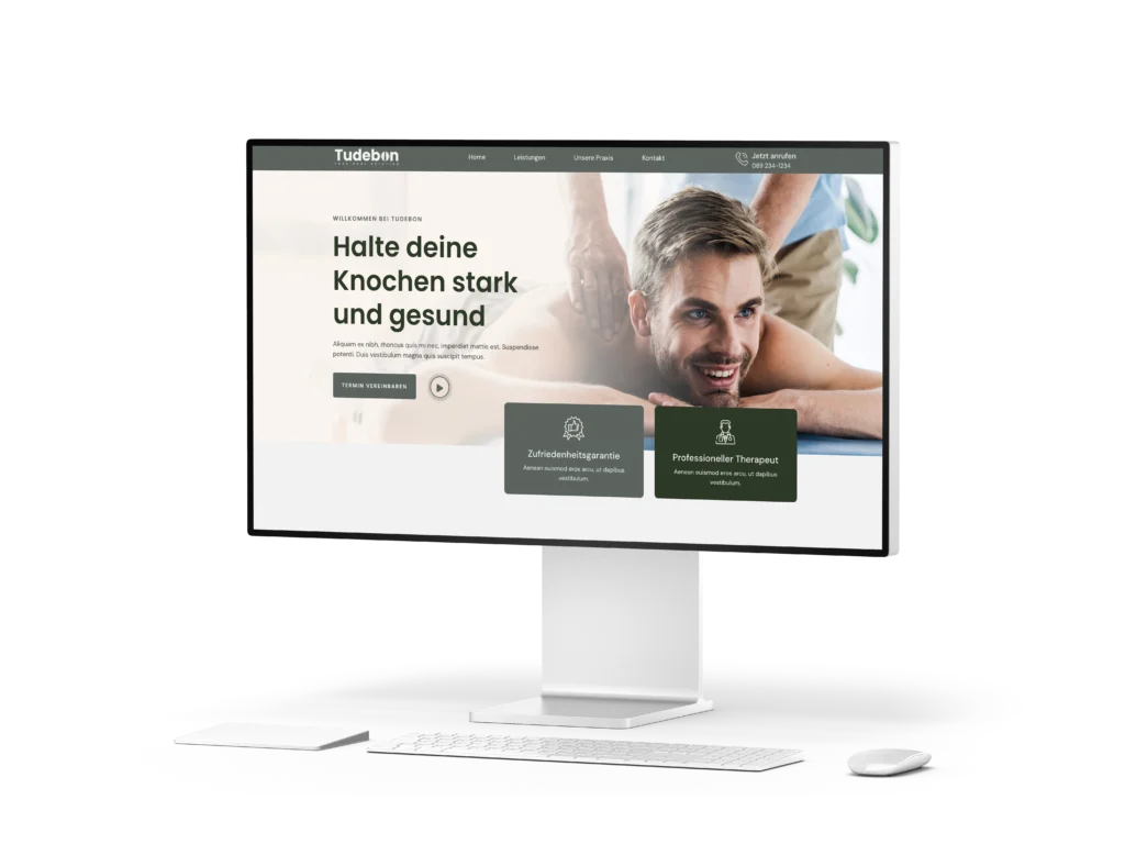 Webdesign für Arztpraxen Orthopädische Praxis