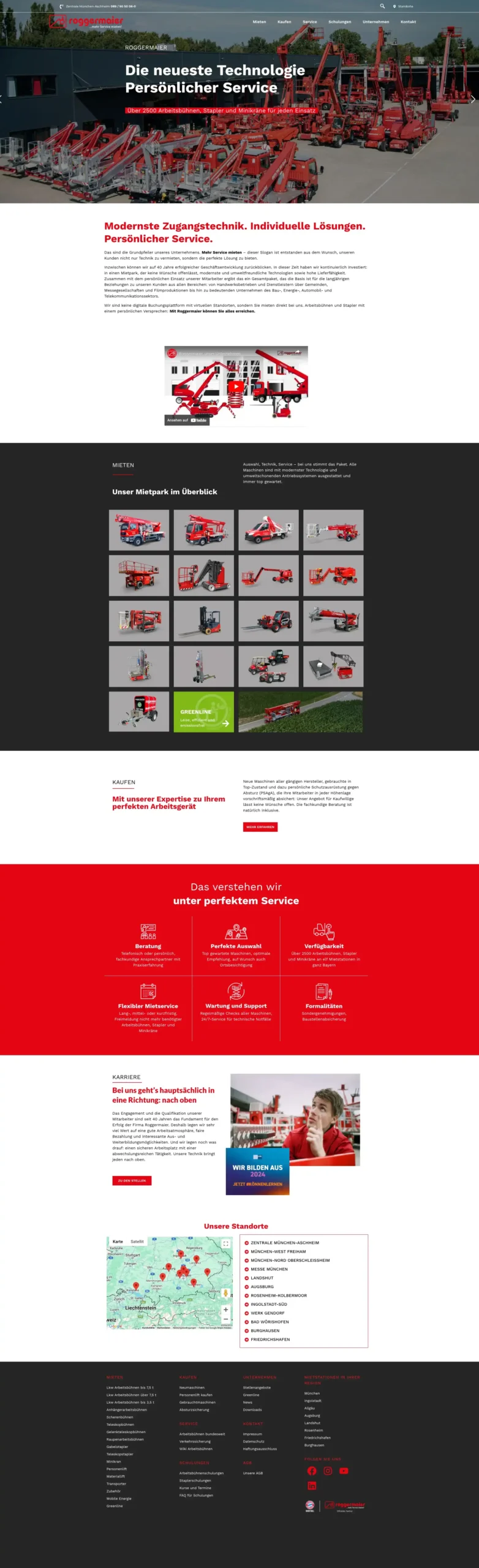 website für unternehmen
