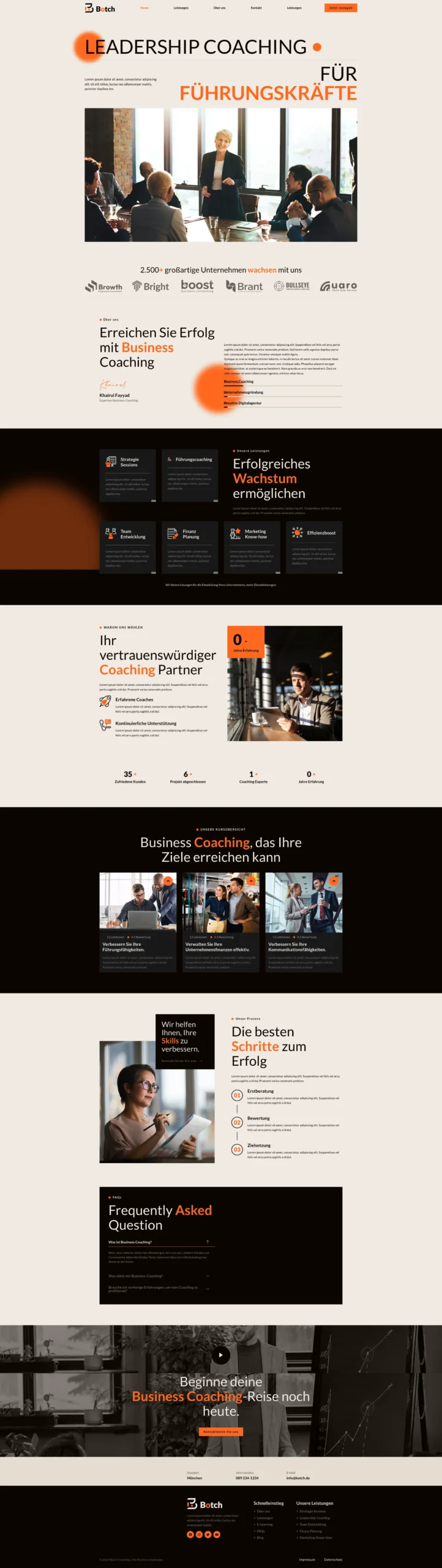 webdesign für coaches
