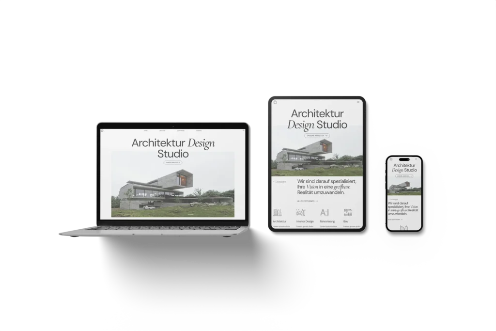 Webdesign für Architekten