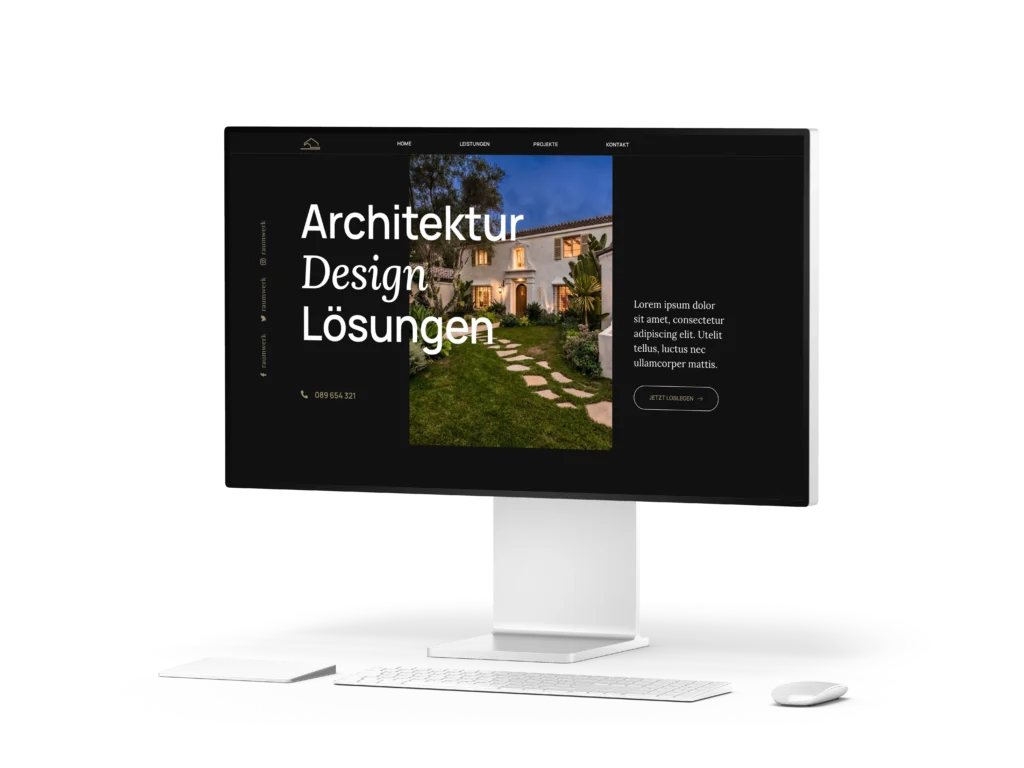 Webdesign für Architekten