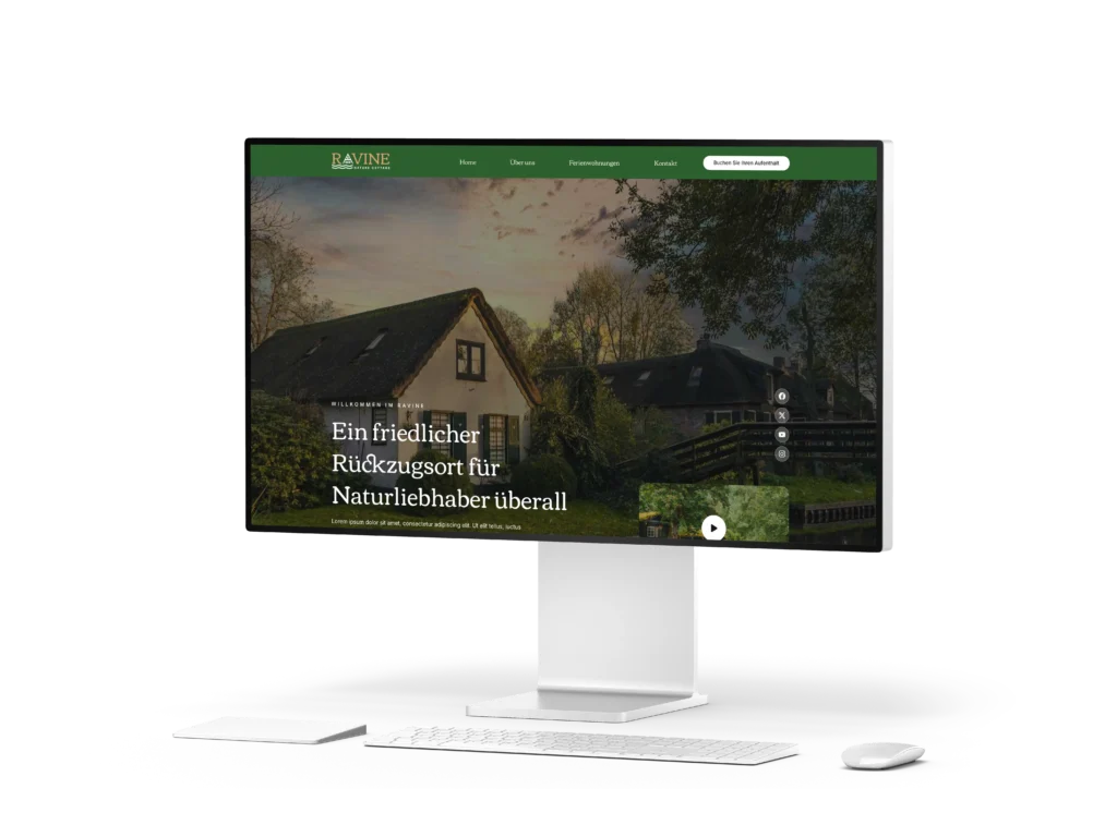 Website für Ferienwohnung