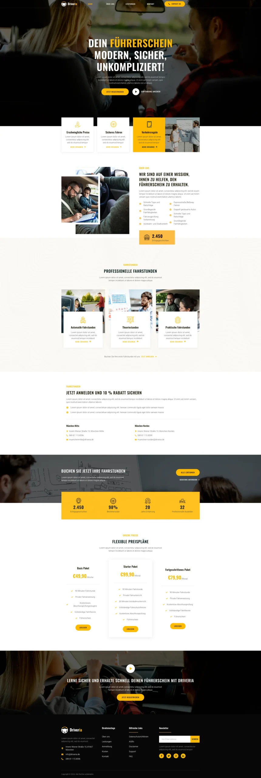 webdesign für fahrschulen