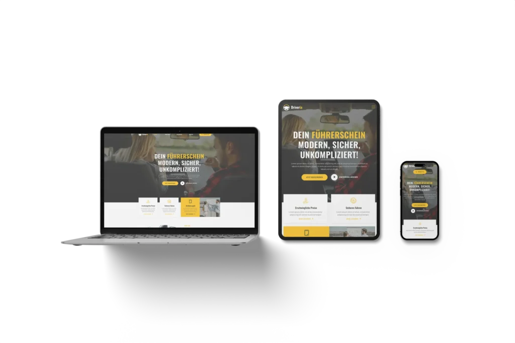 webdesign für fahrschulen