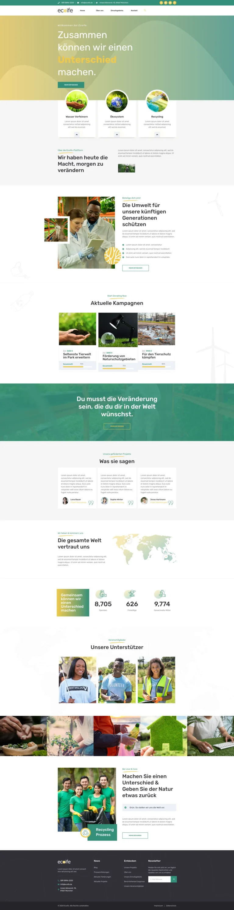 Website für Vereine