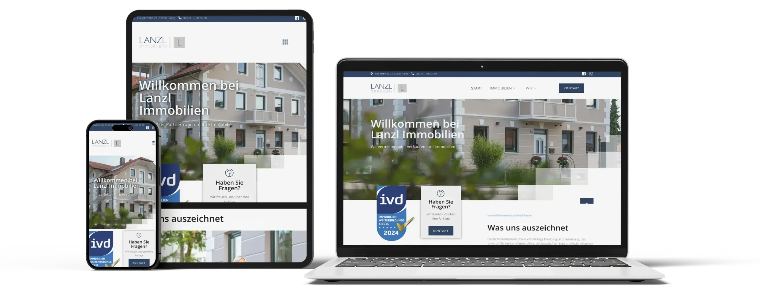 Webdesign für Immobilienmakler