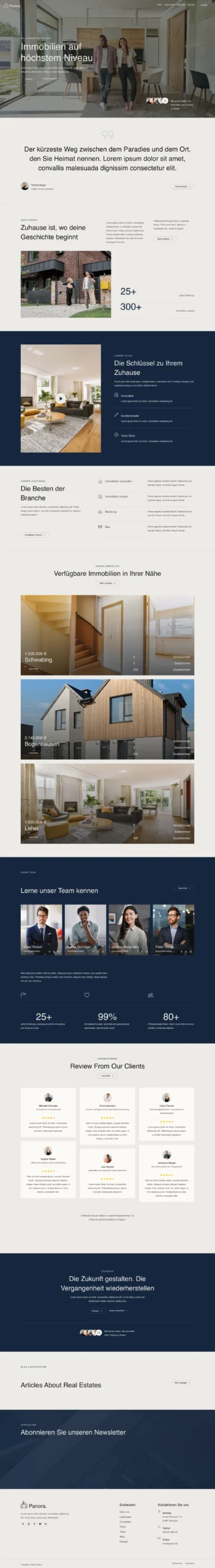 Webdesign für Immobilienmakler