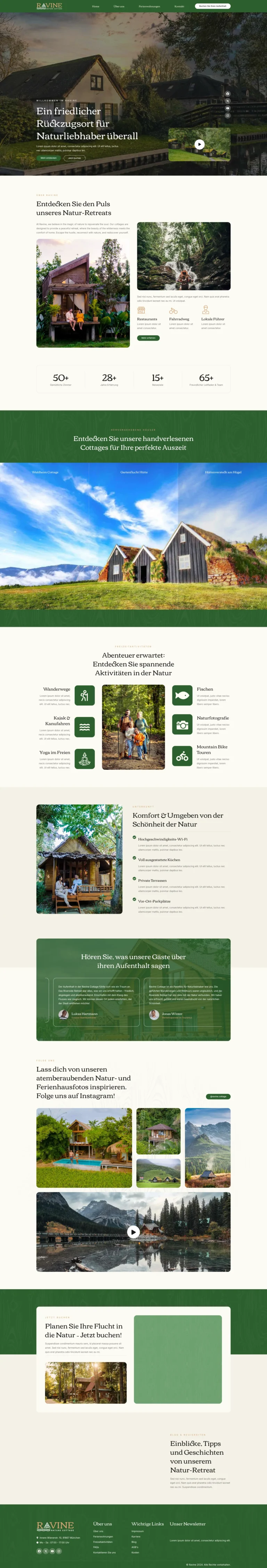 Website für Ferienwohnung