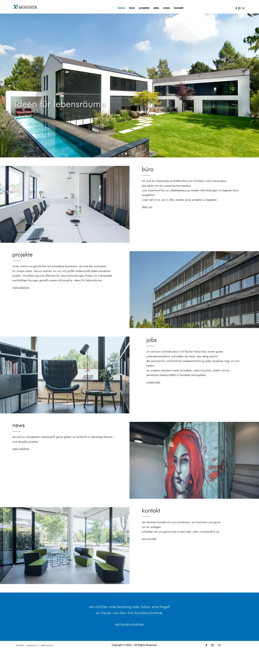 Webdesign für Architekten